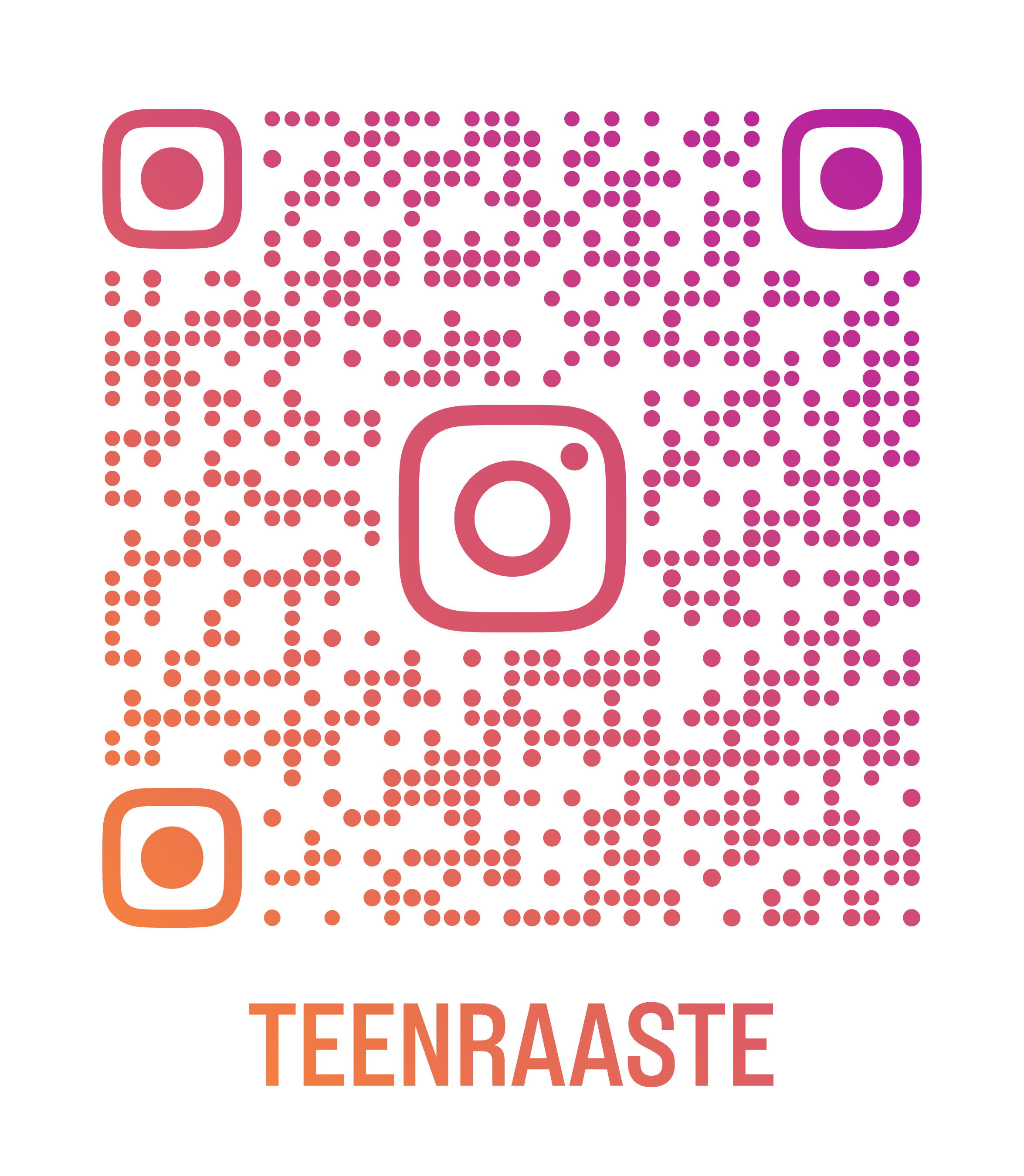 Teen Raaste Instagram QR Code